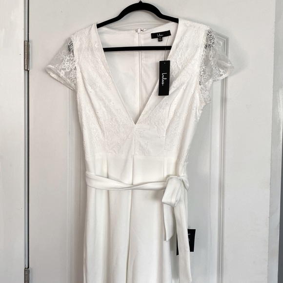 White Jumpsuit from Lulus - Picture 4 of 4